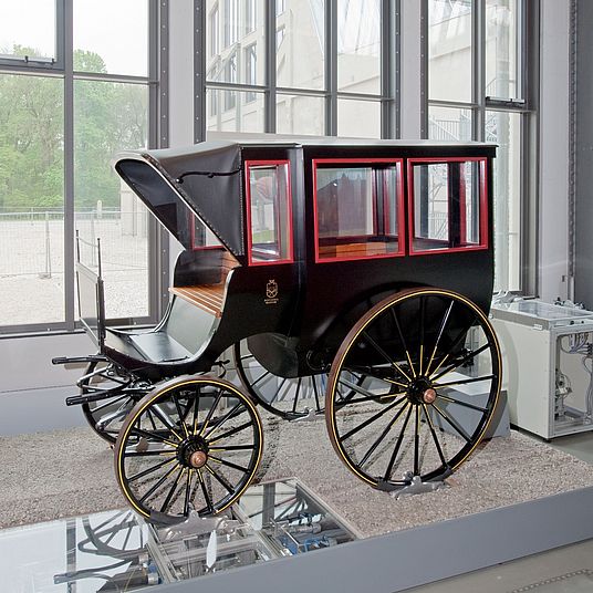 Der Kutschensimulator im Verkehrszentrum.