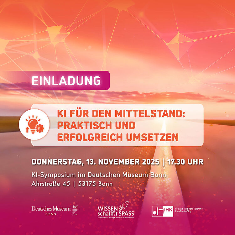 Grafik zur Veranstaltung KI für den Mittelstand