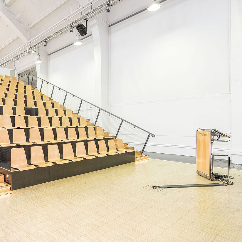 Blick in das Auditorium von Halle III.