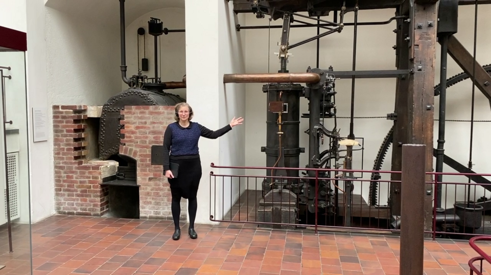 Wattsch Dampfmaschine wird erklärt