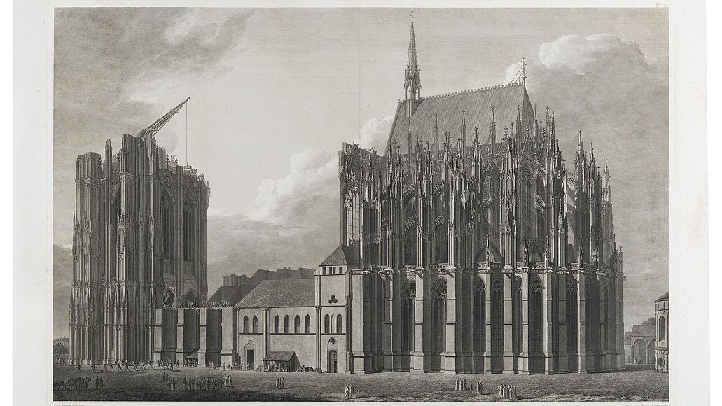 Dom als Torso zu zu Anfang des 19.Jh.