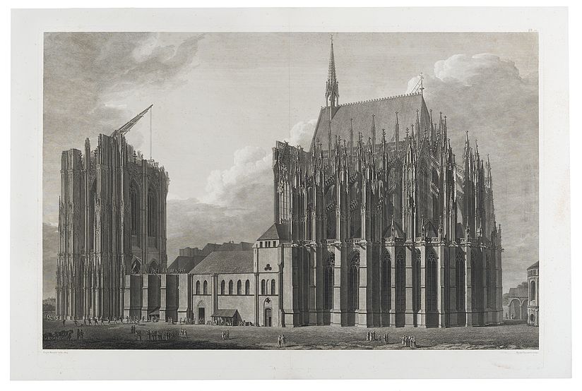 Dom als Torso zu zu Anfang des 19.Jh.