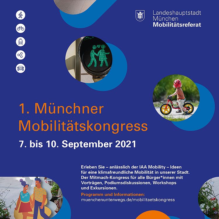 Plakat des 1. Münchner Mobilitätskongress.