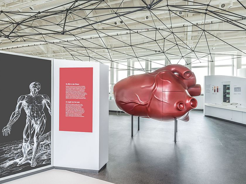 Überdimensionales Modell eines Herzens