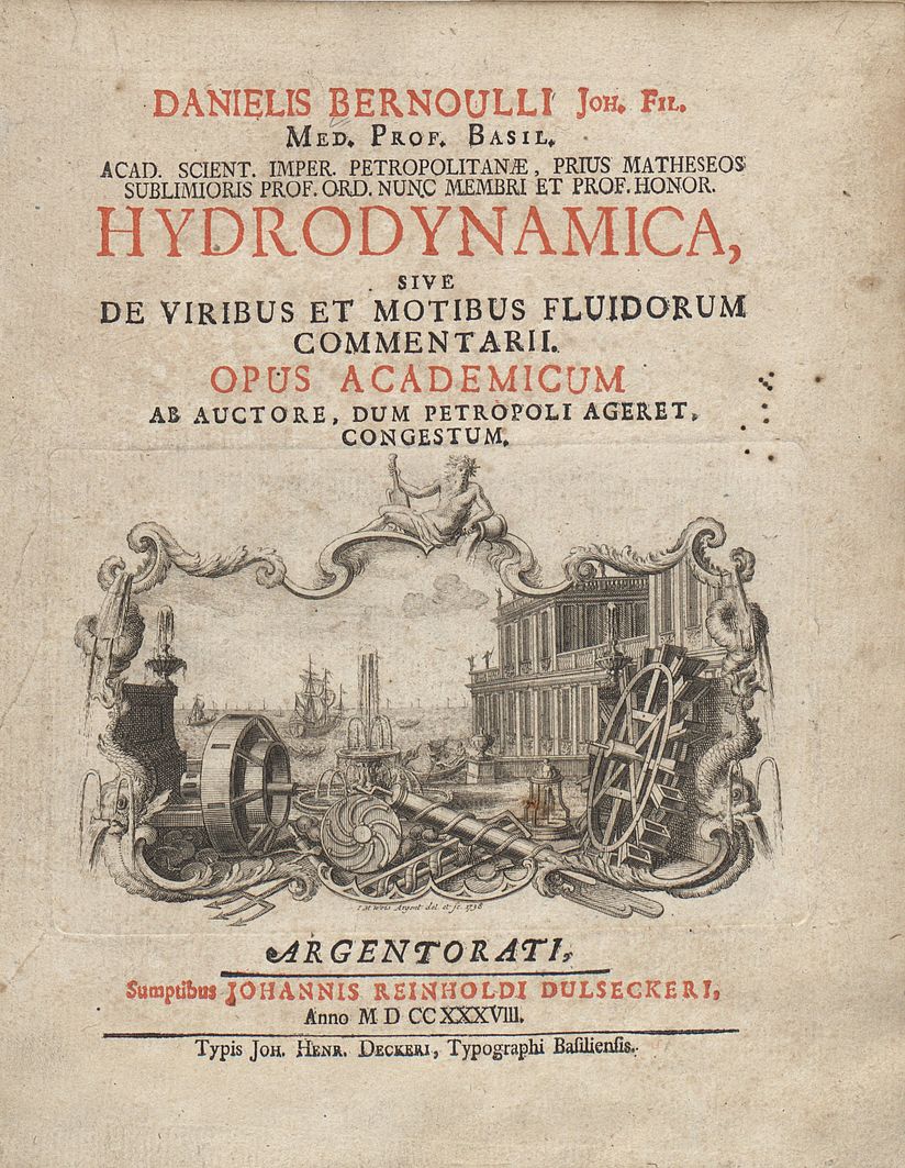 Titelseite der Hydrodynamica
