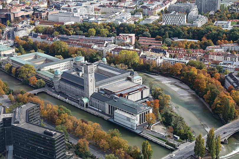 Luftaufnahme des Deutschen Museums