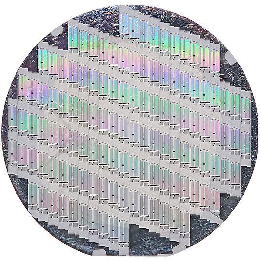 CD_58926.tif Lithiumniobat, strukturierte Scheibe von Siemens AG.