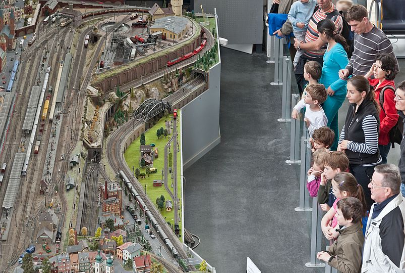 Model railway demonstration