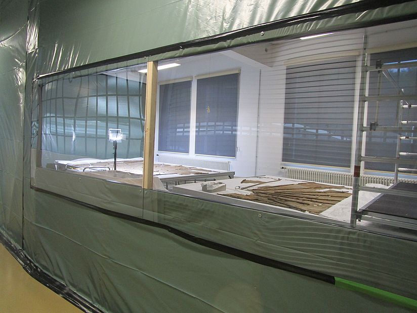 Restaurierungsatelier für den Normal-Segelapparat 