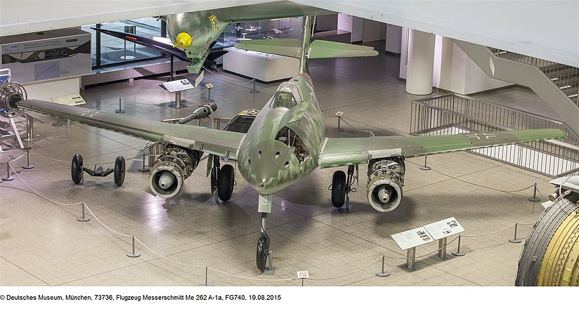 Flugzeug Messerschmitt Me 262 A-1a.