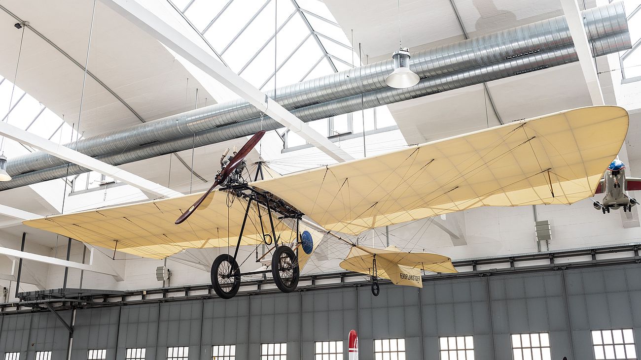 Nachbau der Grade Libelle in der Flugwerft Schleißheim.