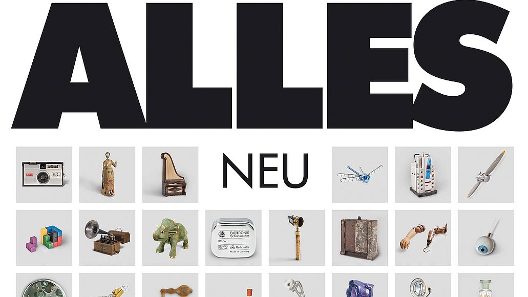 ALLES neu: Das Motiv der Werbekampagne für den ersten Teil des runderneuerten Deutschen Museums ab 2022.