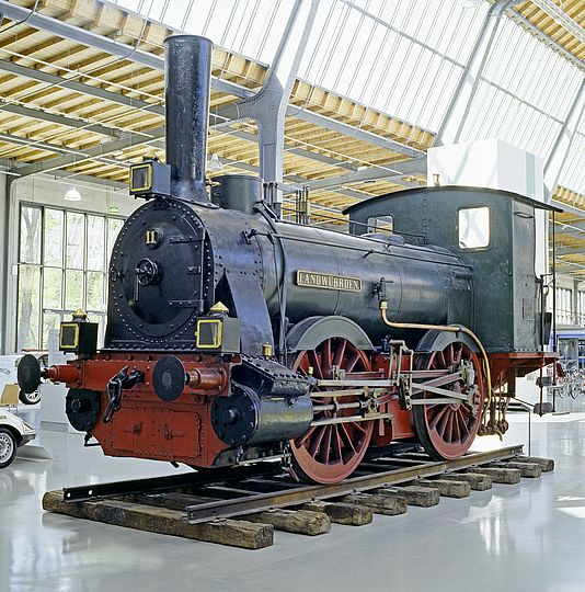 Passenger locomotive Landwührden from 1867.