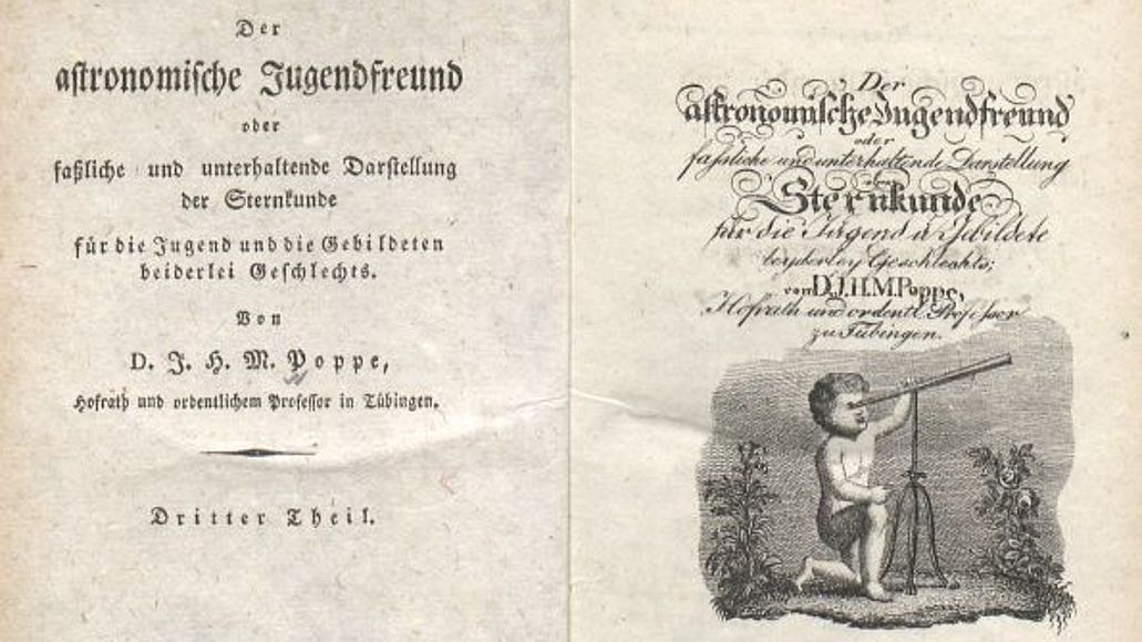 Frontispiz des astronomischen Jugendfreund
