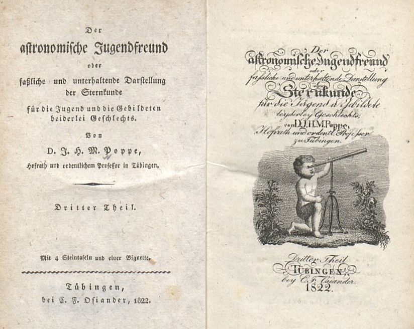 Frontispiz des astronomischen Jugendfreund