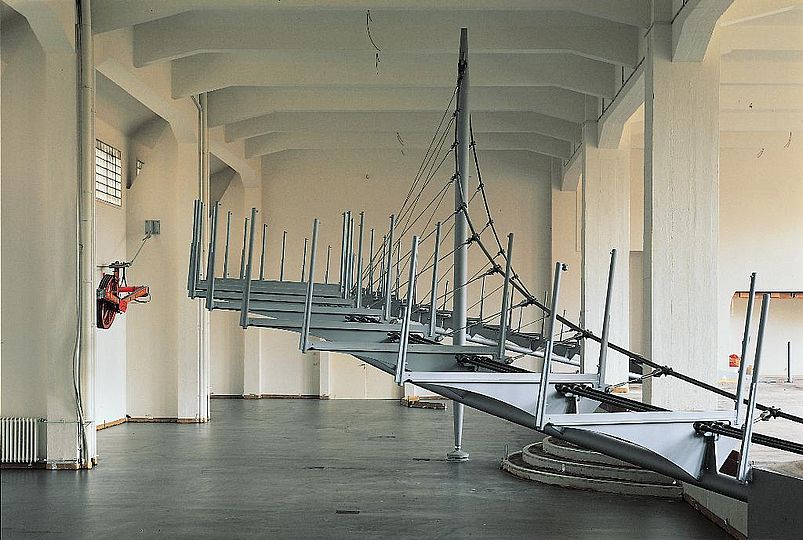 Besucherbrücke im Deutschen Museum